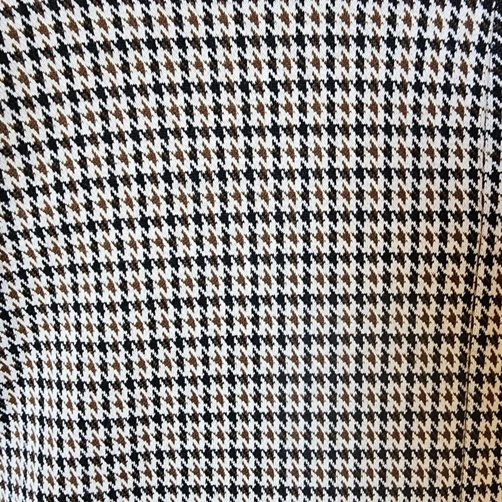 NEW Maurices Women's Double Breasted Blazer Jacket Houndstooth Tan/Brown Size XL - Picture 14 of 15